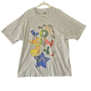 VTG Looney Tunes 1994 Men's Tweety Sylvester Bugs Taz  Single Stitch T Shirt 2X